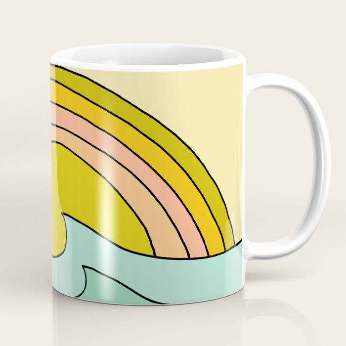 daydreams glassy swells and sunrise radiate by surfy birdy Coffee Mug Gallery Image 1