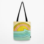 daydreams glassy swells and sunrise radiate by surfy birdy Tote Bag Gallery Image 2