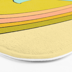 daydreams glassy swells and sunrise radiate by surfy birdy Bath Mat Gallery Image 3