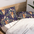 Tiger Floral Garden Pillow Sham Gallery Image 2