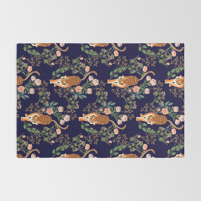 Tiger Floral Garden Rug Gallery Image 2