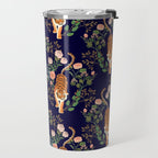 Tiger Floral Garden Travel Mug Gallery Image 2