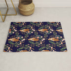 Tiger Floral Garden Rug Gallery Image 1