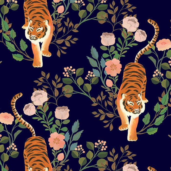 Tiger Floral Garden Coffee Mug Gallery Image 2