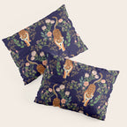 Tiger Floral Garden Pillow Sham Gallery Image 3