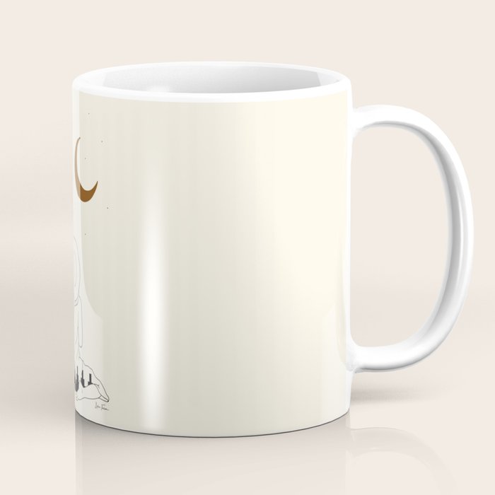 Talking to the Moon - Rustic Coffee Mug Gallery Image 1