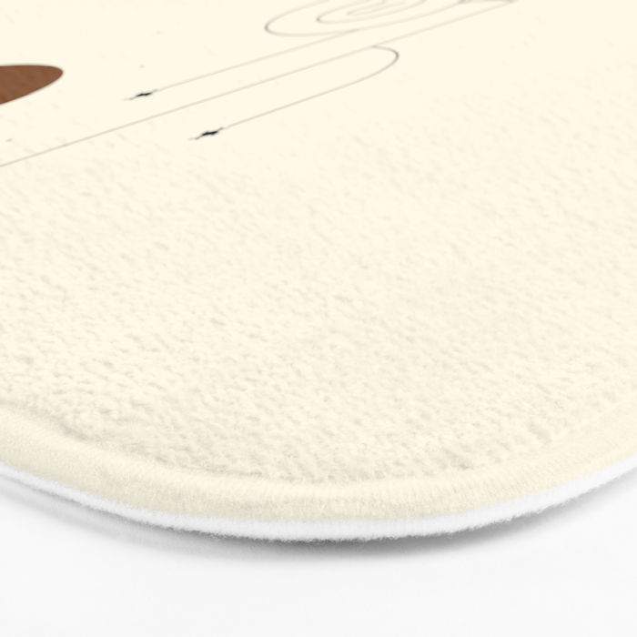 Talking to the Moon - Rustic Bath Mat Gallery Image 3
