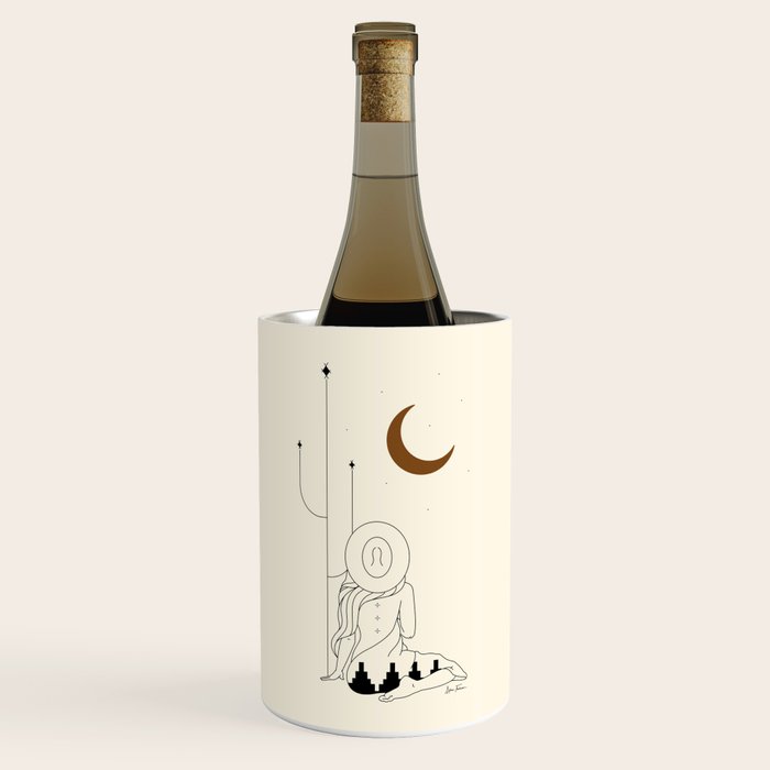 Talking to the Moon - Rustic Wine Chiller Gallery Image 1