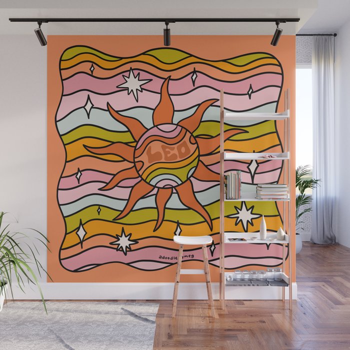 Leo Planet Wall Mural Gallery Image 1