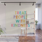 Treat People With Kindness Wall Mural Gallery Image 1