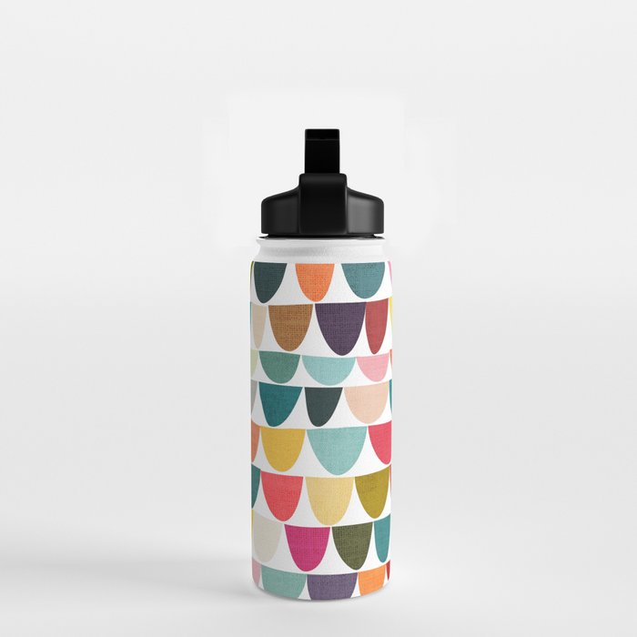 Fish scales pattern Water Bottle Gallery Image 2