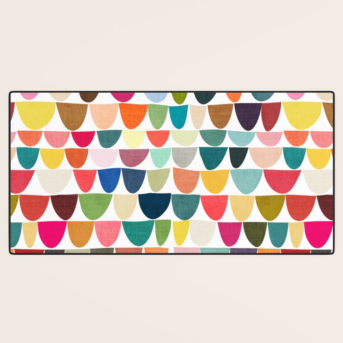 Fish scales pattern Desk Mat Gallery Image 3
