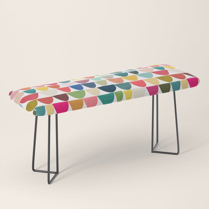 Fish scales pattern Bench Gallery Image 1