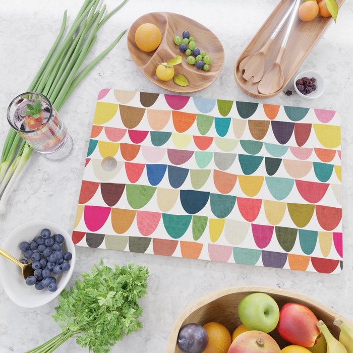 Fish scales pattern Cutting Board Gallery Image 2