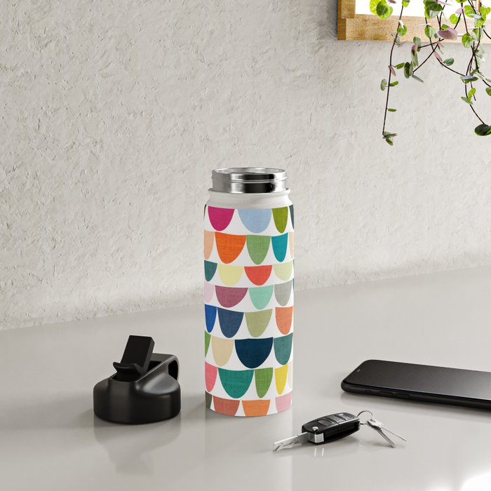 Fish scales pattern Water Bottle Gallery Image 4