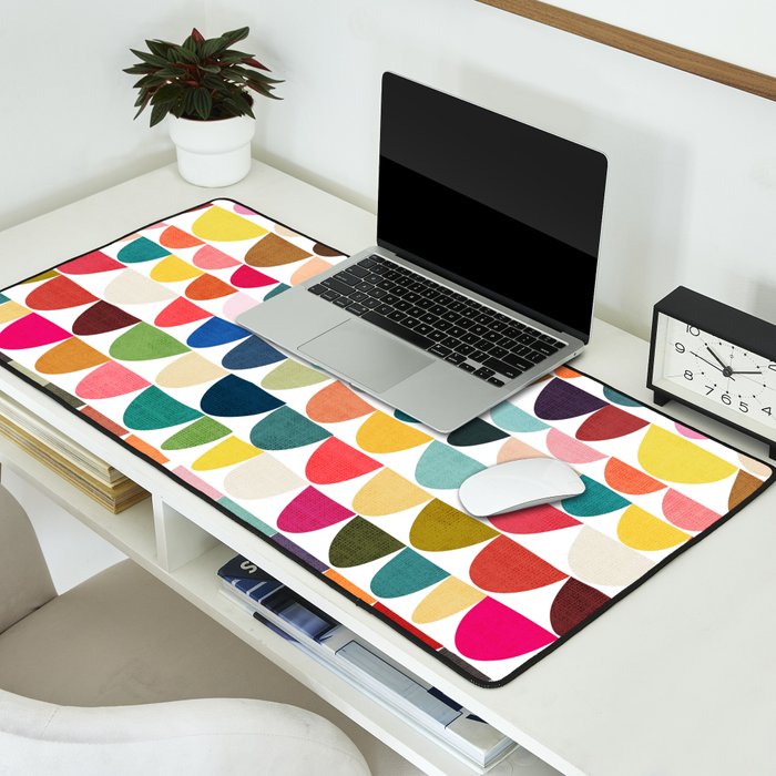 Fish scales pattern Desk Mat Gallery Image 2