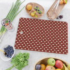 Vintage Stars VII Ruby Red Cutting Board Gallery Image 2