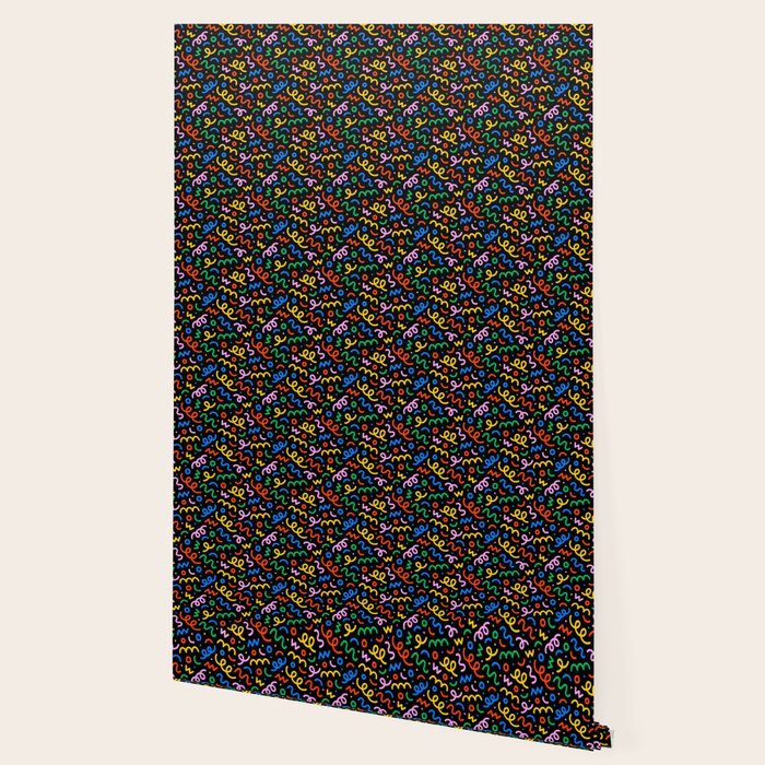 Fun colorful doodle art pattern Wallpaper Gallery Image 2
