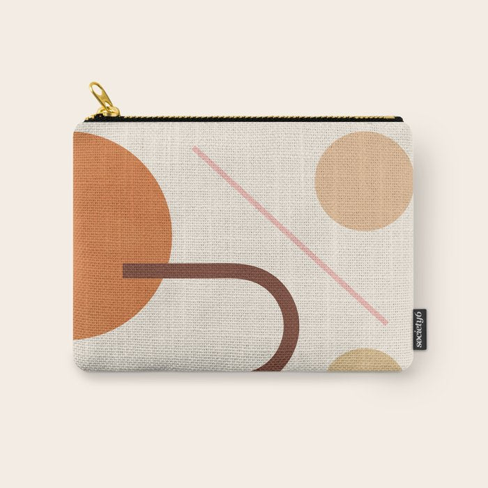 Abstraction_GEOMETRIC_SHAPE_ART_Minimalism_001C Carry All Pouch Gallery Image 1