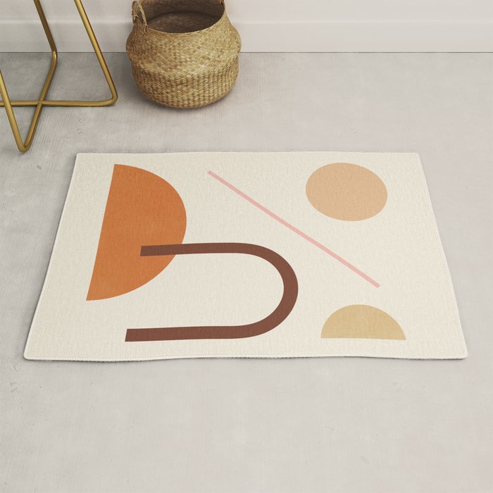 Abstraction_GEOMETRIC_SHAPE_ART_Minimalism_001C Rug Gallery Image 1