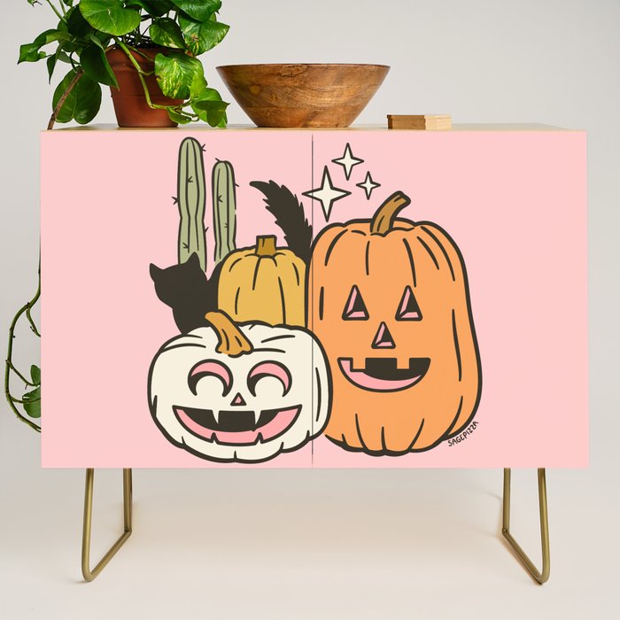 Cutie Pumpkins Credenza Gallery Image 1