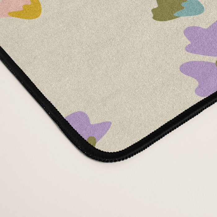 Blooming Flower - Cream  Desk Mat Gallery Image 4