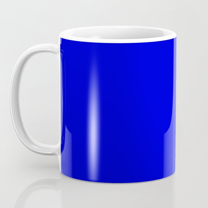 Solid Electric Blue Coffee Mug Gallery Image 3