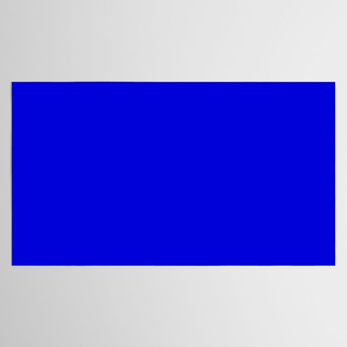 Solid Electric Blue Tablecloth Gallery Image 2