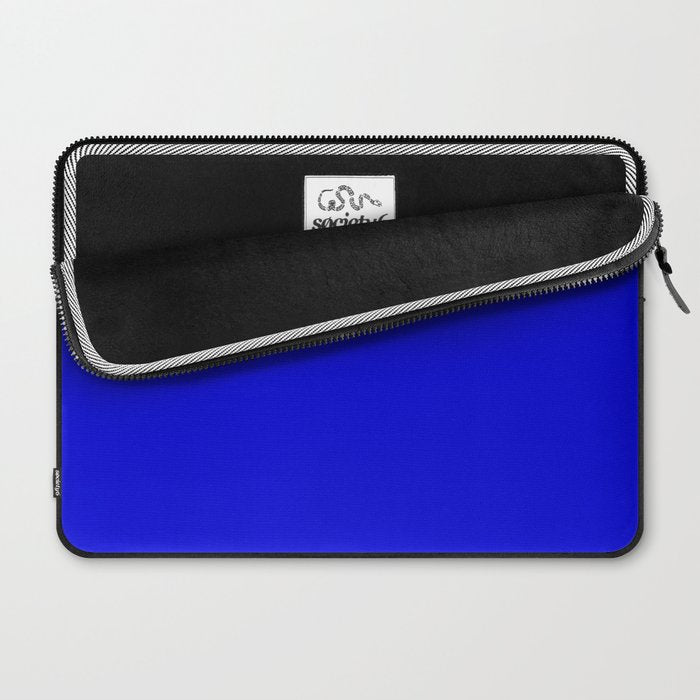 Solid Electric Blue Laptop Sleeve Gallery Image 2