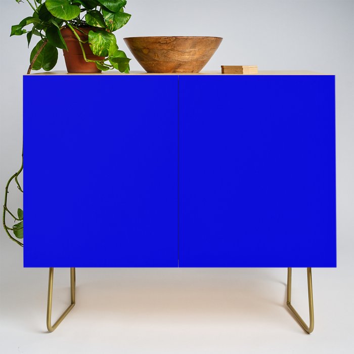 Solid Electric Blue Credenza Gallery Image 1