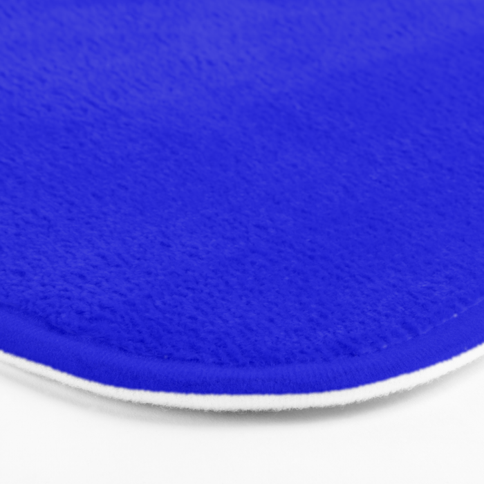 Solid Electric Blue Bath Mat Gallery Image 3