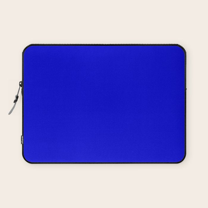 Solid Electric Blue Laptop Sleeve Gallery Image 1