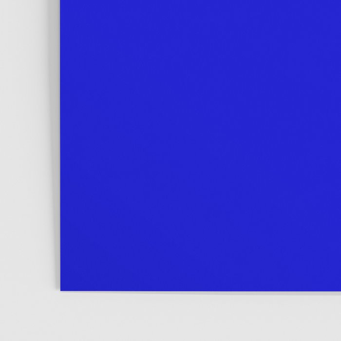 Solid Electric Blue Poster Gallery Image 3