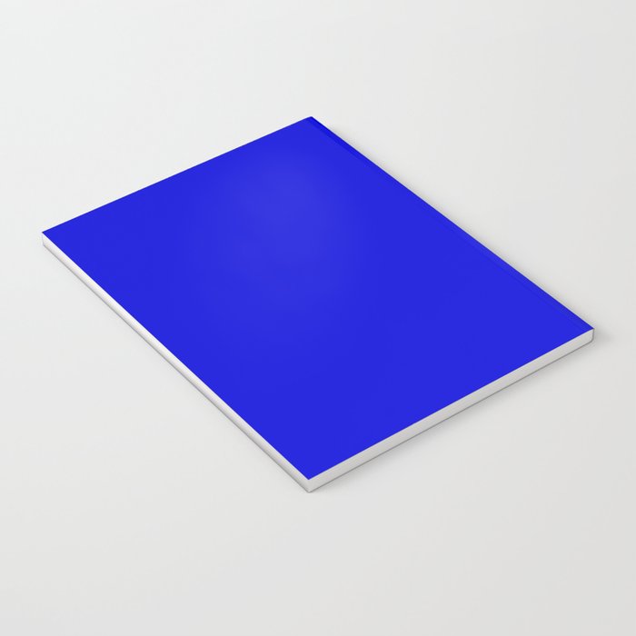 Solid Electric Blue Notebook Gallery Image 3