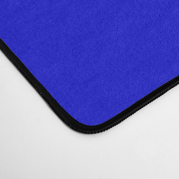 Solid Electric Blue Desk Mat Gallery Image 4