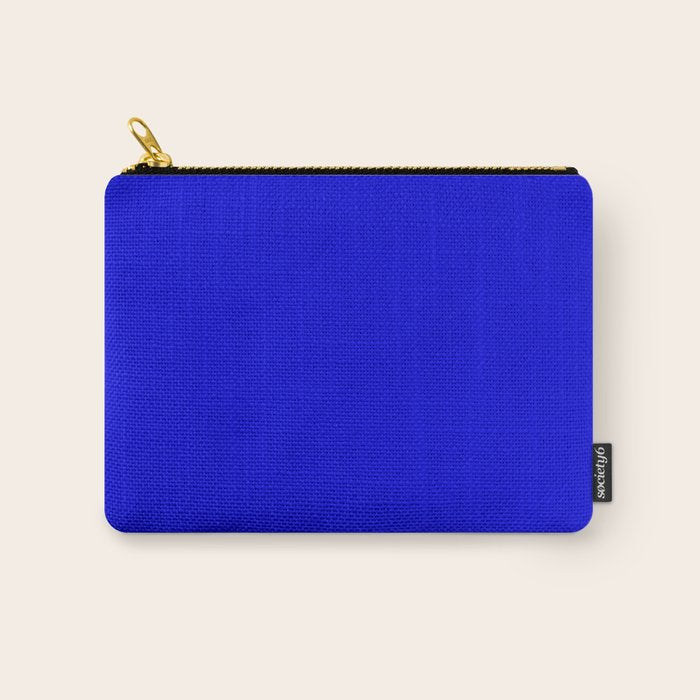 Solid Electric Blue Carry All Pouch Gallery Image 1