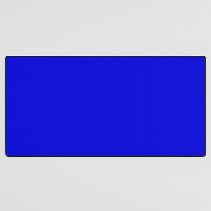 Solid Electric Blue Desk Mat Gallery Image 3