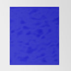 Solid Electric Blue Throw Blanket Gallery Image 2
