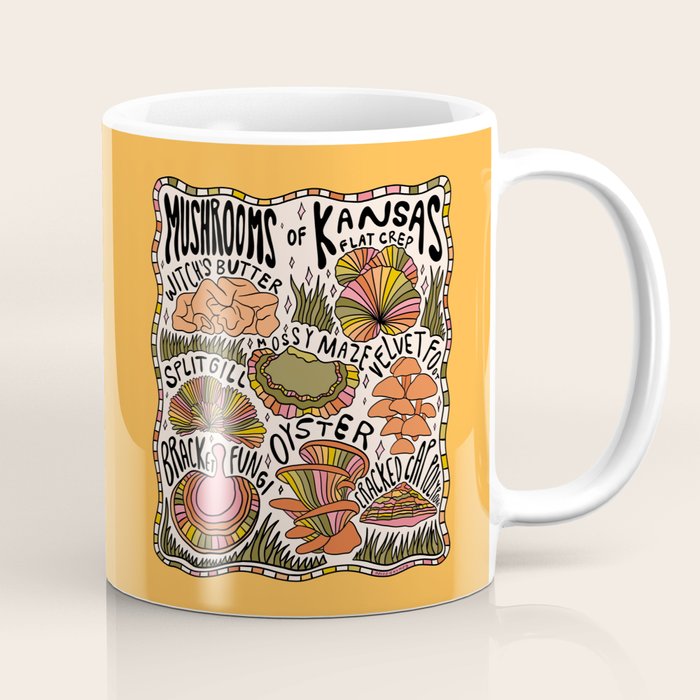 Mushrooms of Kansas Coffee Mug Gallery Image 1
