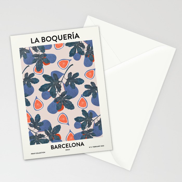 Fruit market Barcelona Inspiration Stationery Card Gallery Image 2