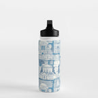 Washington DC toile blue Water Bottle Gallery Image 3