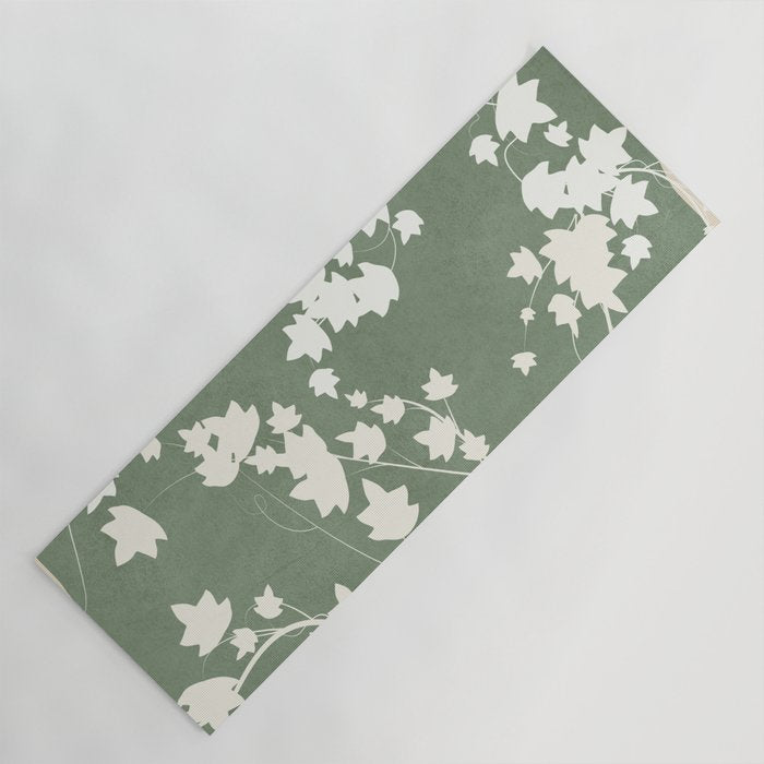 Minimal Abstract Leaves 12 Yoga Mat Gallery Image 1