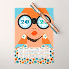 2025 Calendar - Seeking New Horizons Wrapping Paper Gallery Image 1