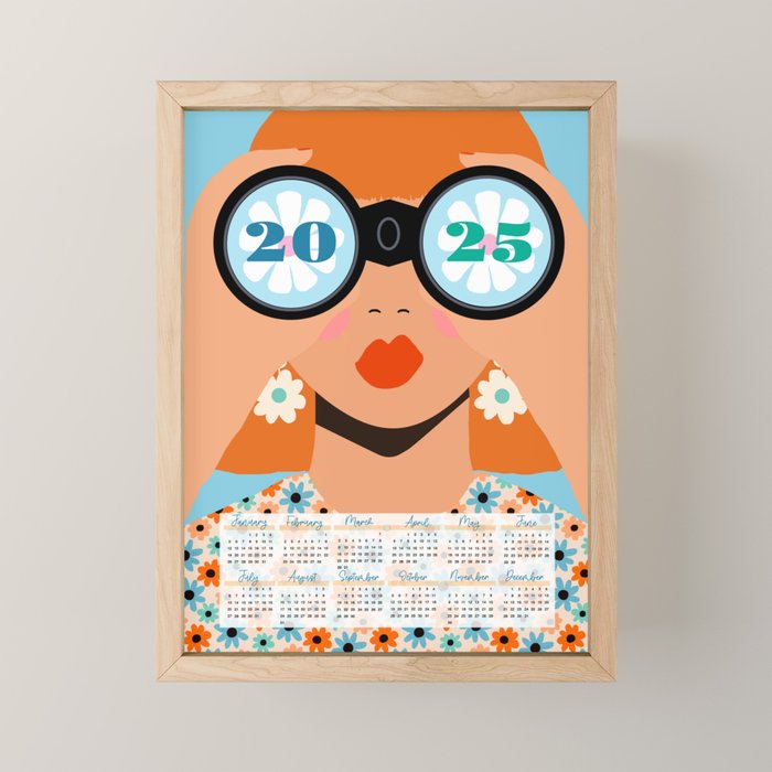 2025 Calendar - Seeking New Horizons Mini Art Print Gallery Image 1