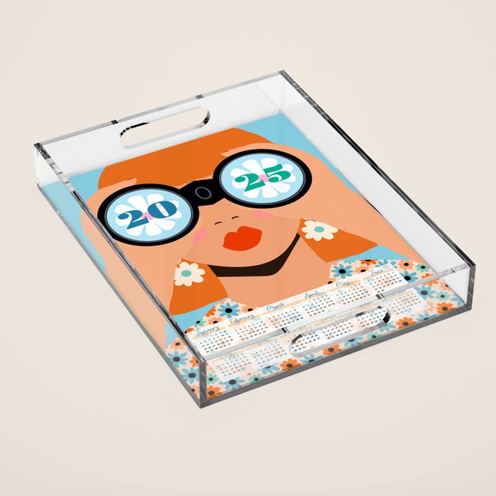 2025 Calendar - Seeking New Horizons Acrylic Tray Gallery Image 1