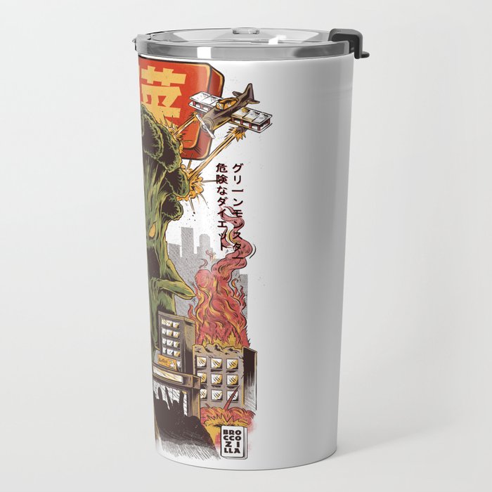 Broccozilla Travel Mug Gallery Image 2