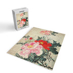 Chinese Peony Blooming Floral Art Jigsaw Puzzle Gallery Image 2