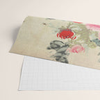 Chinese Peony Blooming Floral Art Wrapping Paper Gallery Image 2