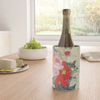 Chinese Peony Blooming Floral Art Wine Chiller Gallery Image 4