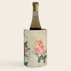 Chinese Peony Blooming Floral Art Wine Chiller Gallery Image 3